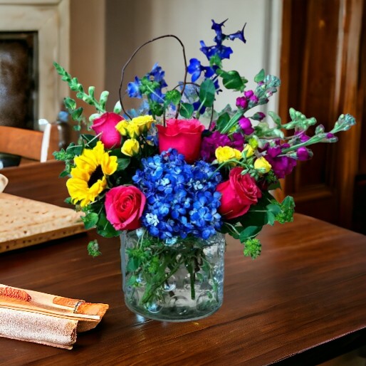 Mother's Day Flower Delivery In Chicago, IL - Colorful Mix Flowers Vase